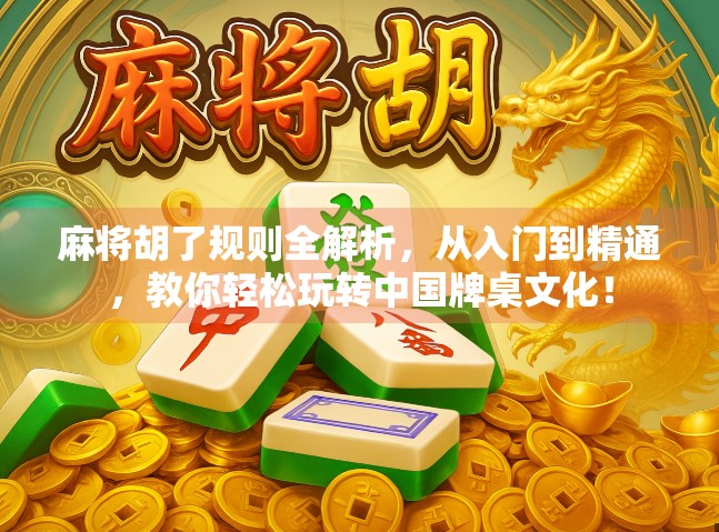 麻将胡了规则全解析，从入门到精通，教你轻松玩转中国牌桌文化！