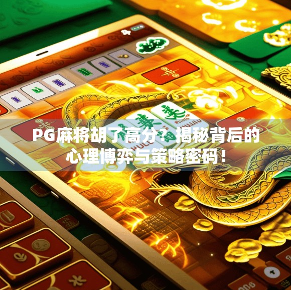 PG麻将胡了高分？揭秘背后的心理博弈与策略密码！