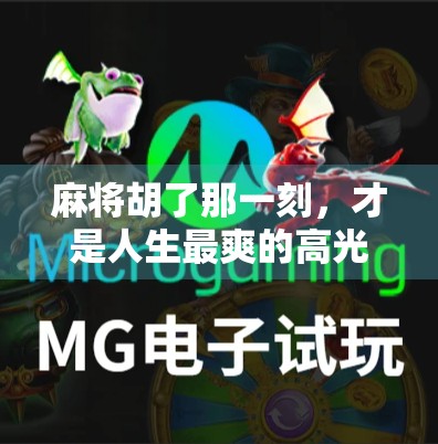 麻将胡了那一刻，才是人生最爽的高光时刻！