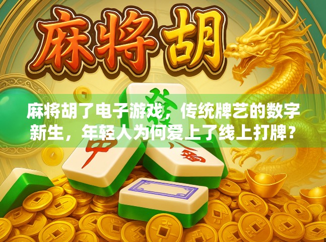 麻将胡了电子游戏，传统牌艺的数字新生，年轻人为何爱上了线上打牌？