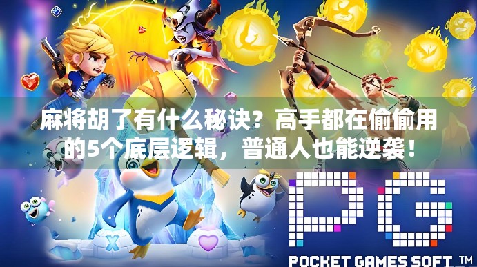 麻将胡了有什么秘诀？高手都在偷偷用的5个底层逻辑，普通人也能逆袭！