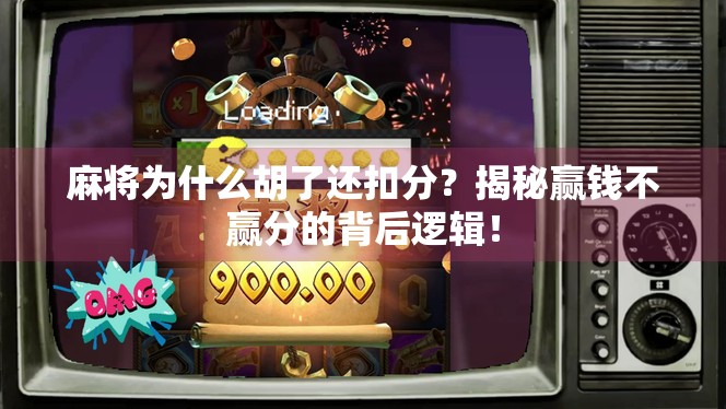 麻将为什么胡了还扣分？揭秘赢钱不赢分的背后逻辑！