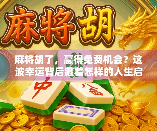 麻将胡了,赢得免费机会?这波幸运背后藏着怎样的人生启示! 麻将胡了,赢得免费机会?这波幸运背后藏着怎样的人生启示!