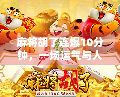 麻将胡了连爆10分钟,一场运气与人性的狂欢