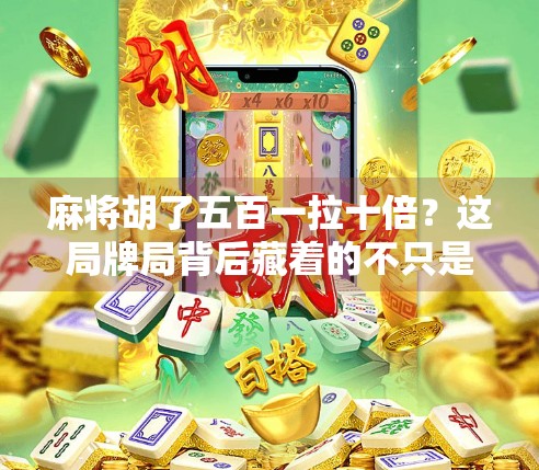 麻将胡了五百一拉十倍？这局牌局背后藏着的不只是运气，还有人性！