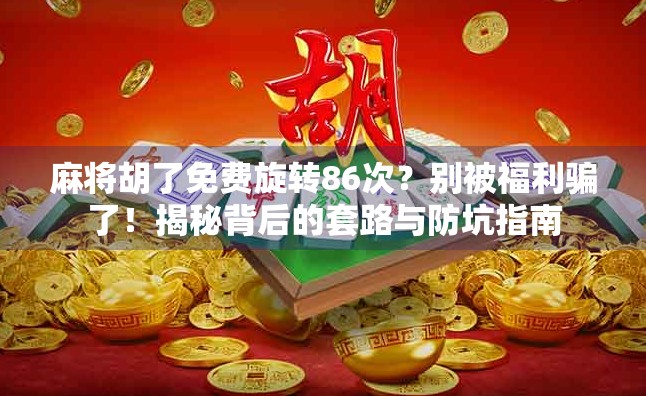 麻将胡了免费旋转86次?别被福利骗了!揭秘背后的套路与防坑指南