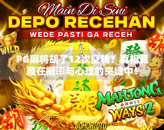 PG麻将胡了12次空转？真相竟藏在概率与心理的夹缝中！