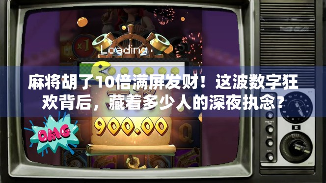 麻将胡了10倍满屏发财!这波数字狂欢背后,藏着多少人的深夜执念? 麻将胡了10倍满屏发财!这波数字狂欢背后,藏着多少人的深夜执念?