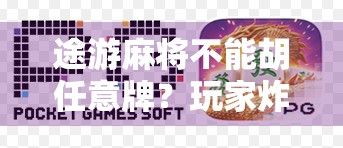 途游麻将不能胡任意牌?玩家炸锅!背后真相竟是…