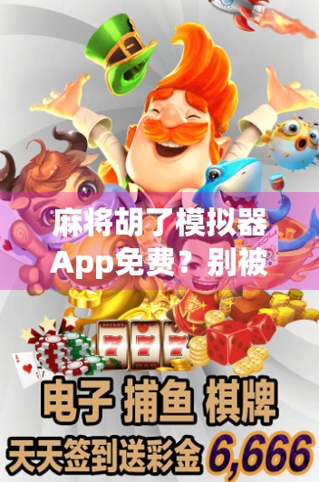 麻将胡了模拟器App免费？别被免费骗了！真实体验告诉你这背后藏着什么陷阱！