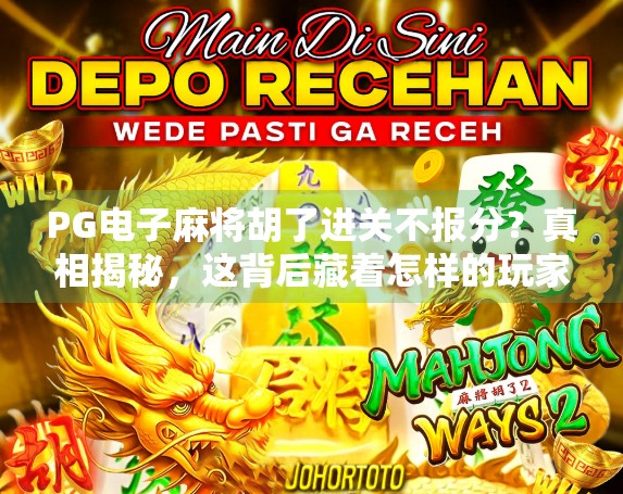 PG电子麻将胡了进关不报分？真相揭秘，这背后藏着怎样的玩家博弈逻辑？